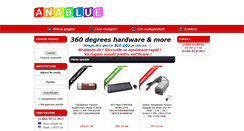 Desktop Screenshot of anablue.ro